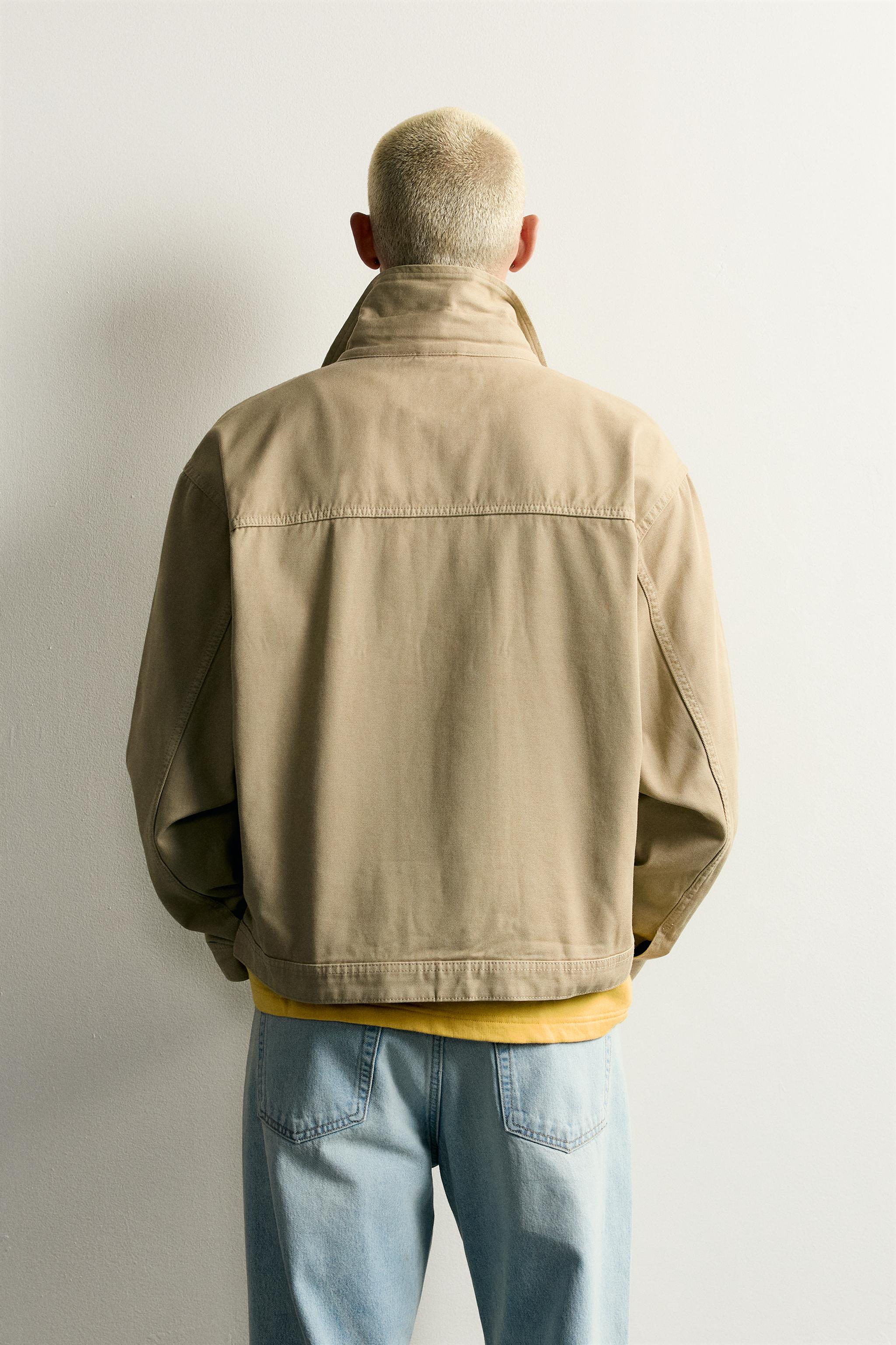 BLOUSON RELAXED FIT À BRANDEBOURGS MÉTALLIQUES
